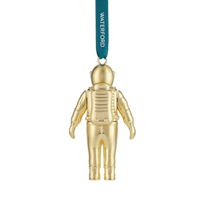 Christmas Spaceman Golden Ornament