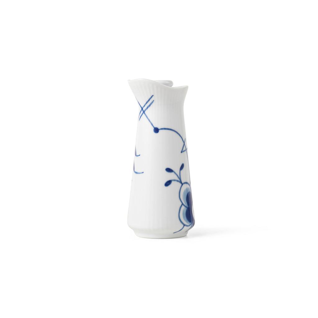 Blue Fluted Mega Oil And Vinegar Bottle 5.4"