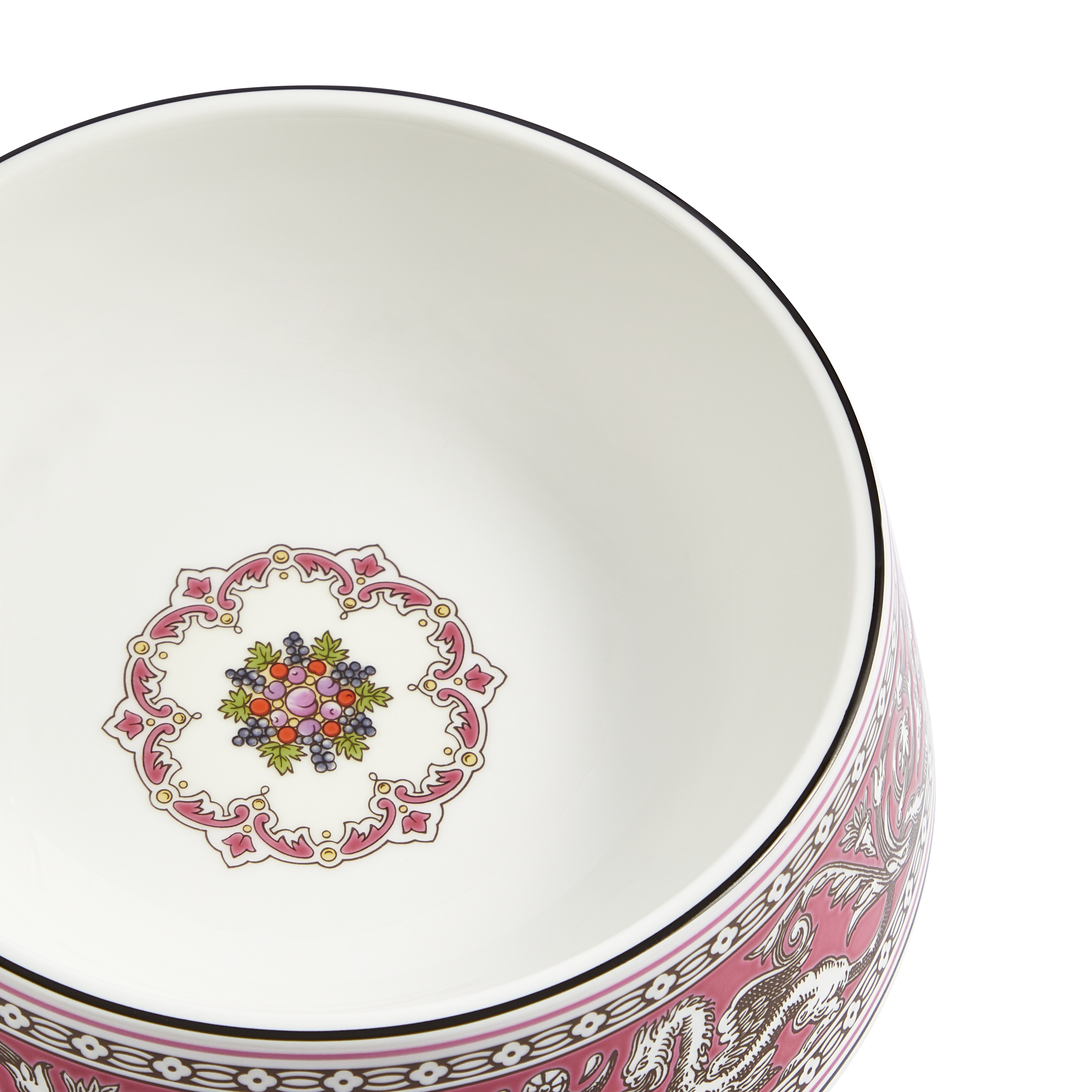 Florentine Fuchsia Pet Bowl 8.2"