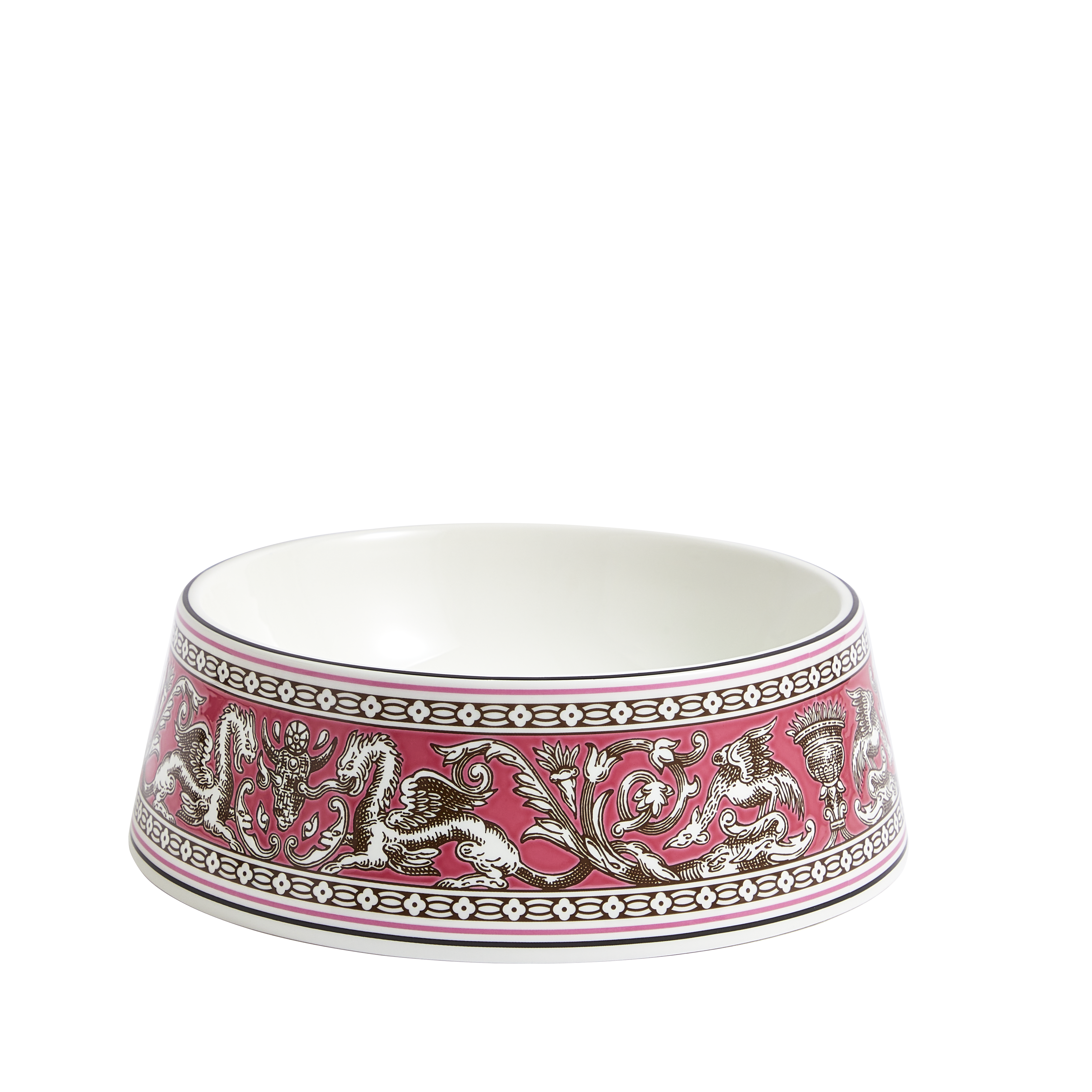 Florentine Fuchsia Pet Bowl 8.2"