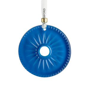 New Year Disc Firework in Blue