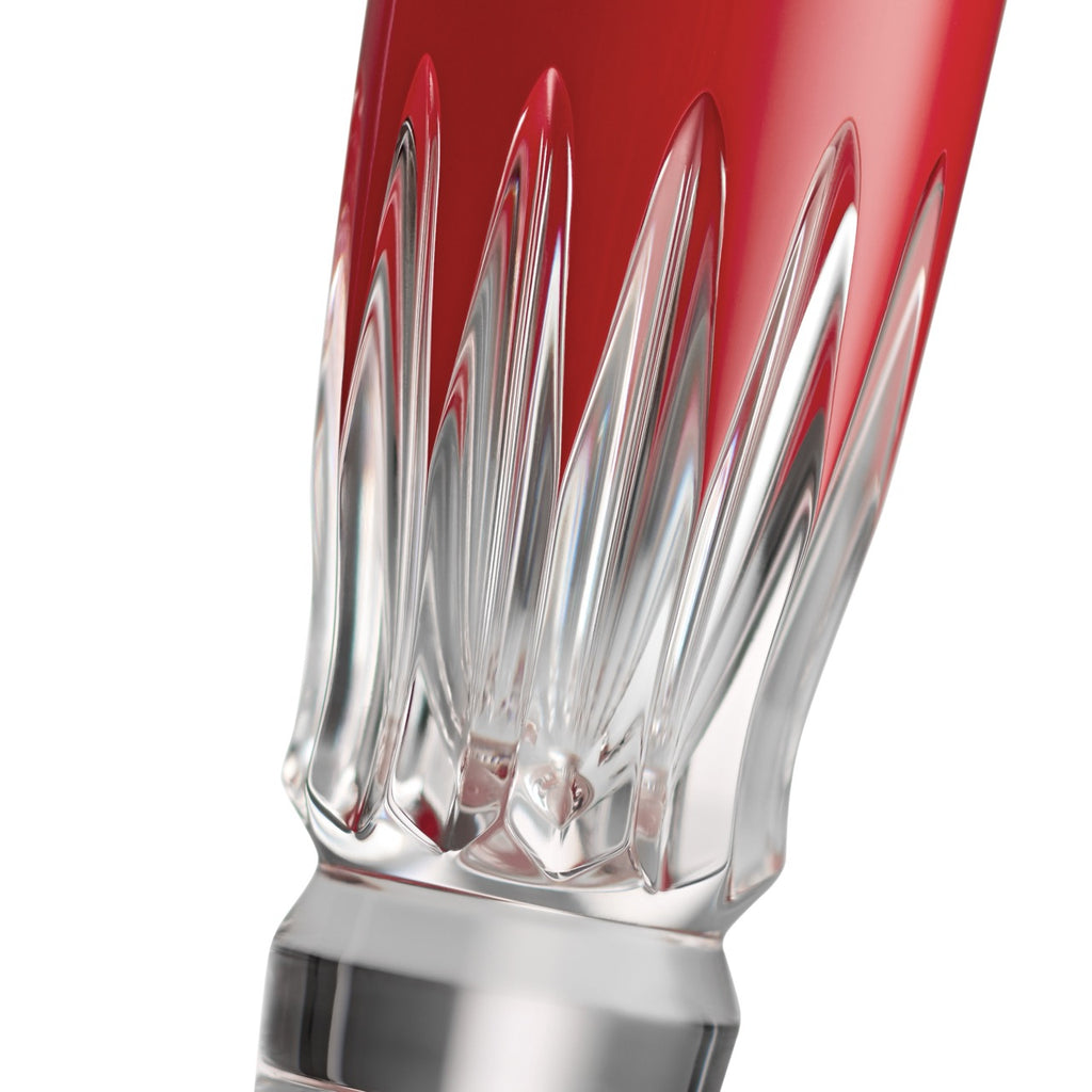 New Year Shot Glasses Firework in Red, Set of 2