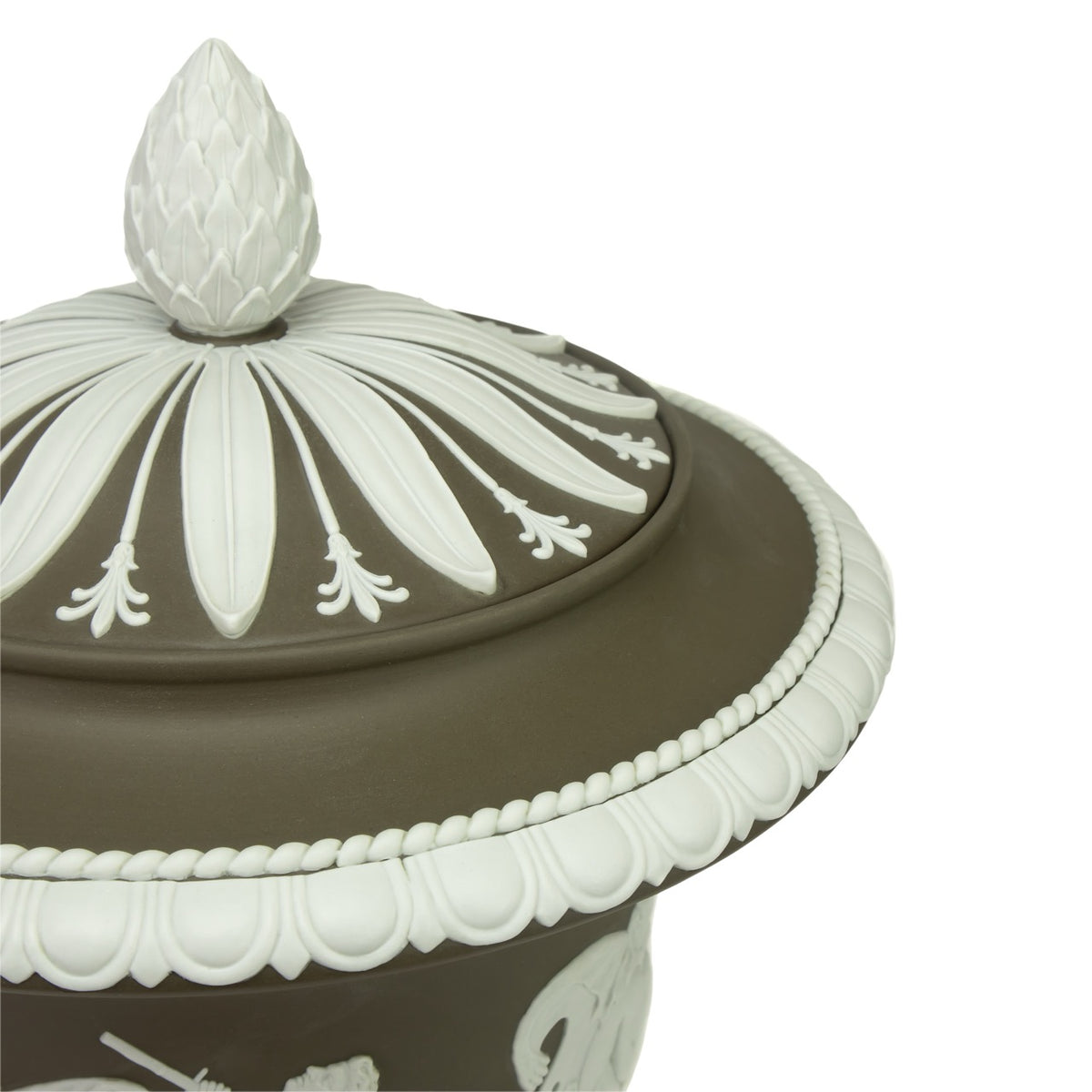 Borghese Small Vase in Marsh Green