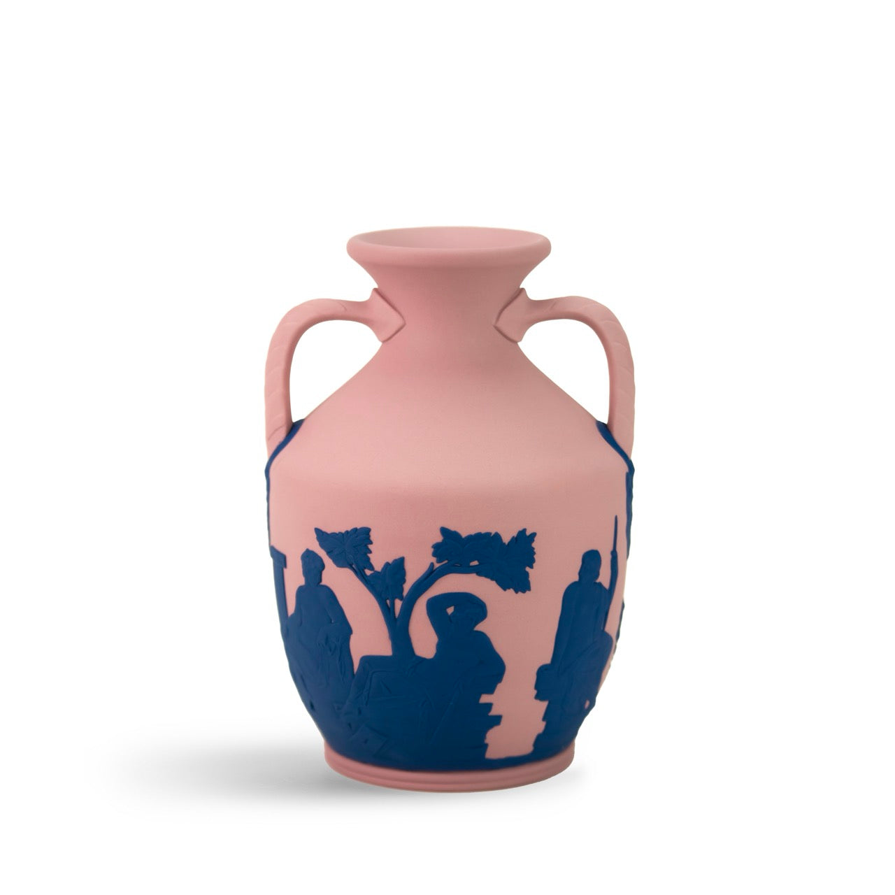 Portland Small Vase in Pink & Saxon