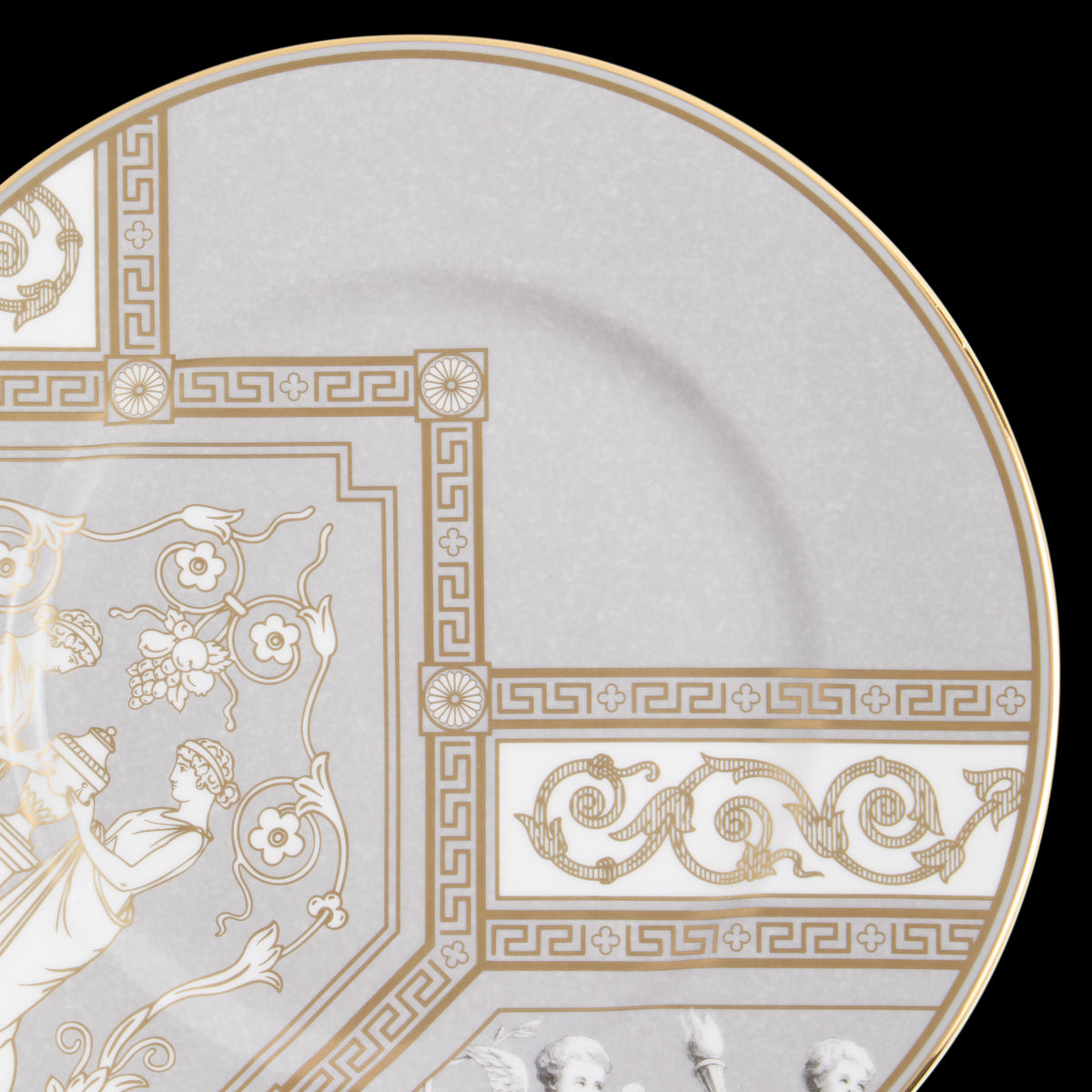 Renaissance Plate in Grey