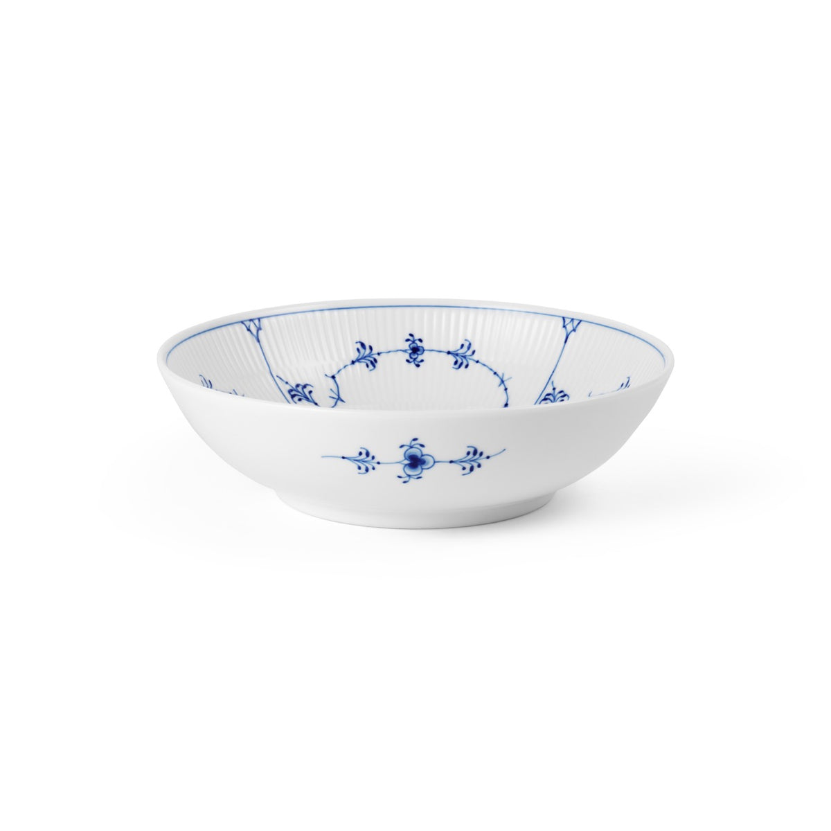 Fluted Plain Bowl in Blue