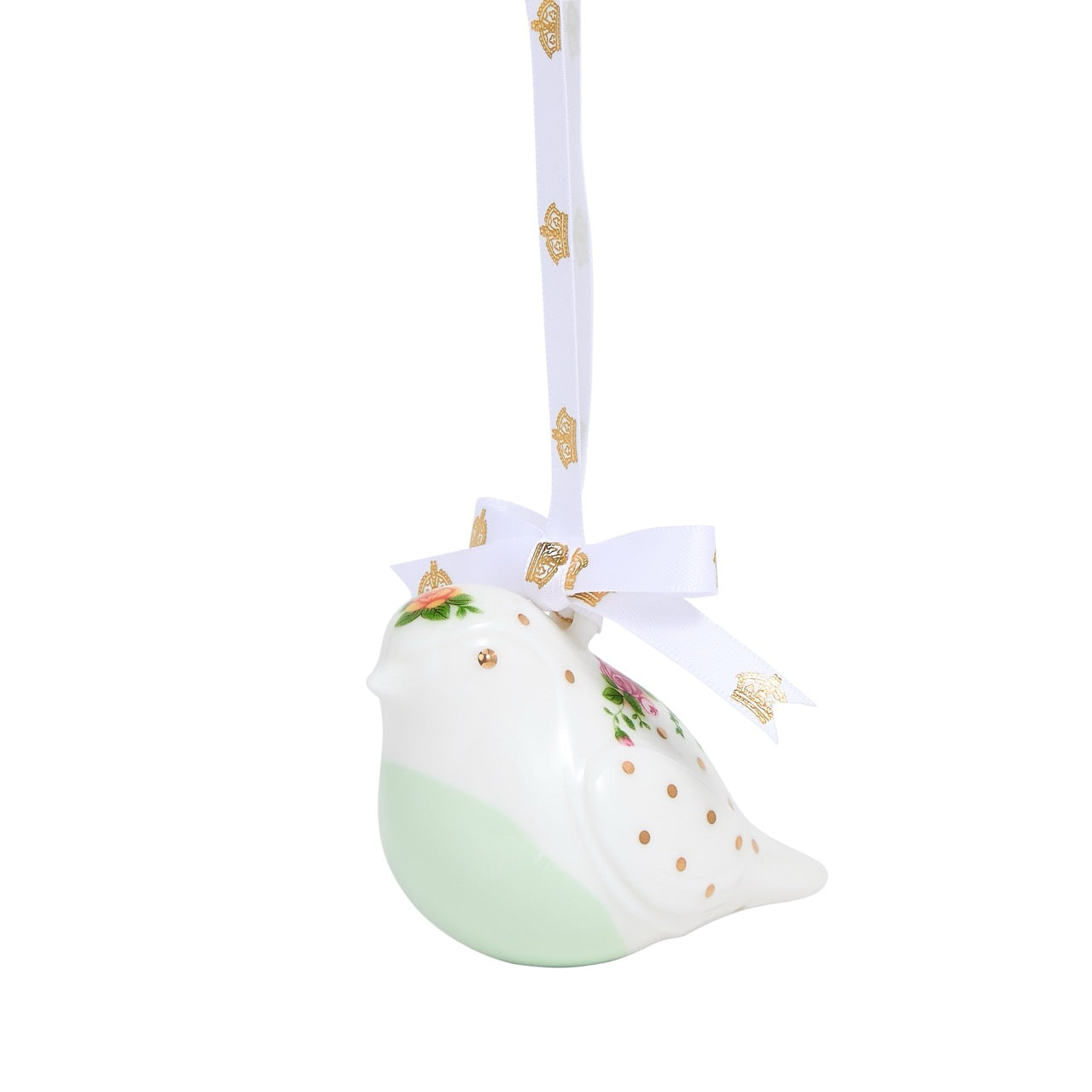 Old Country Roses Christmas Hanging Ornament Robin