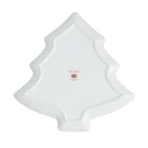 Old Country Roses Christmas Tree Serving Dish