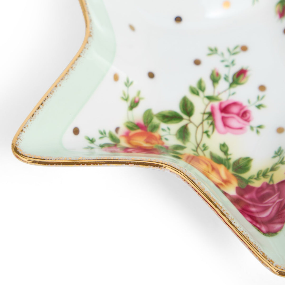 Old Country Roses Christmas Star Bowl