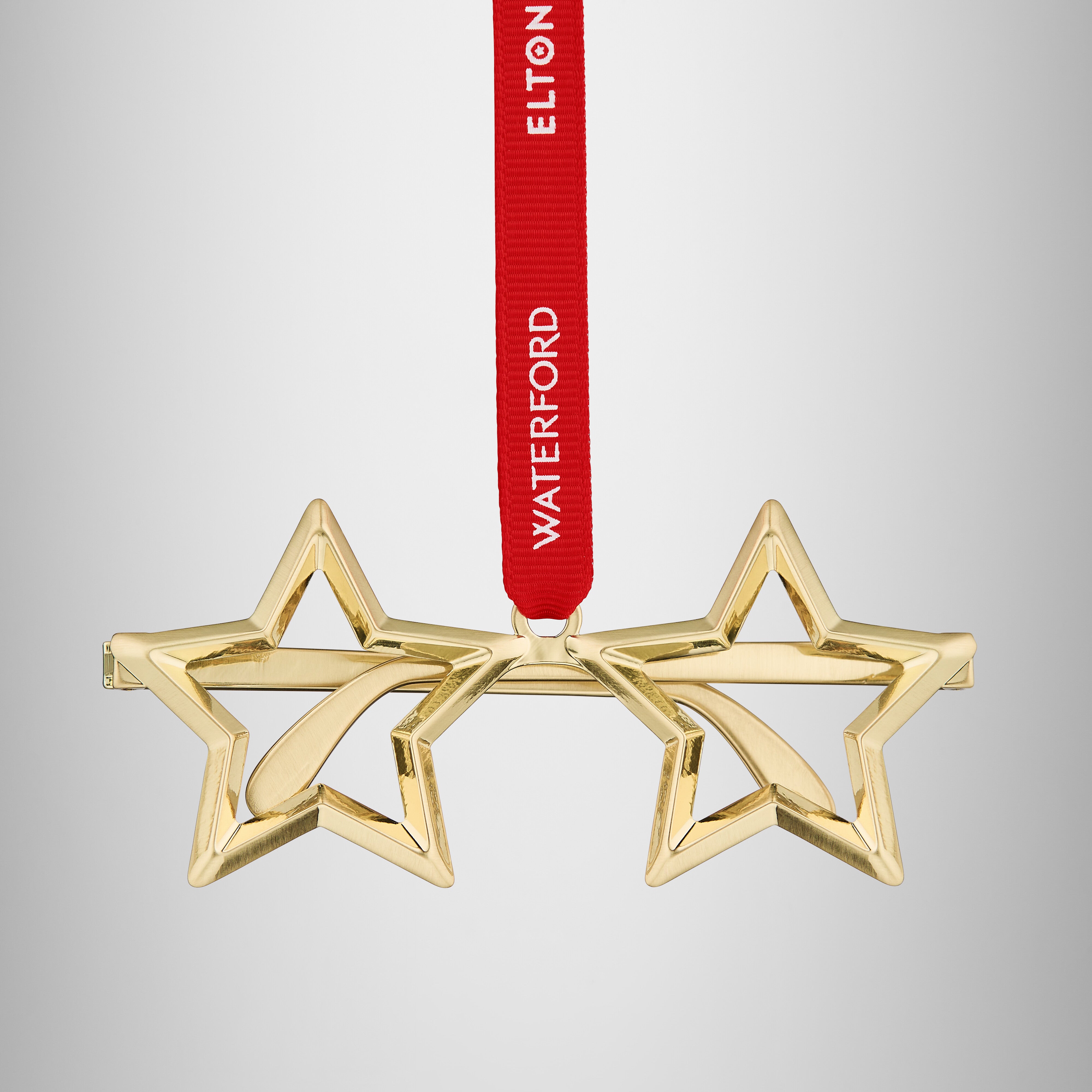 Elton John Golden Star Glasses Ornament