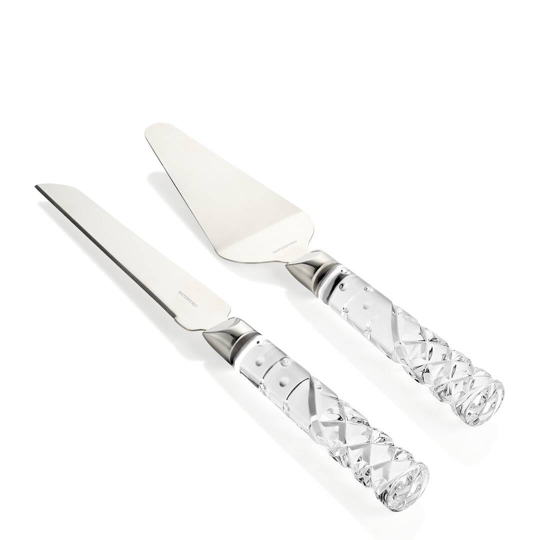 Celebration Cake & Knife Server, Set of 2