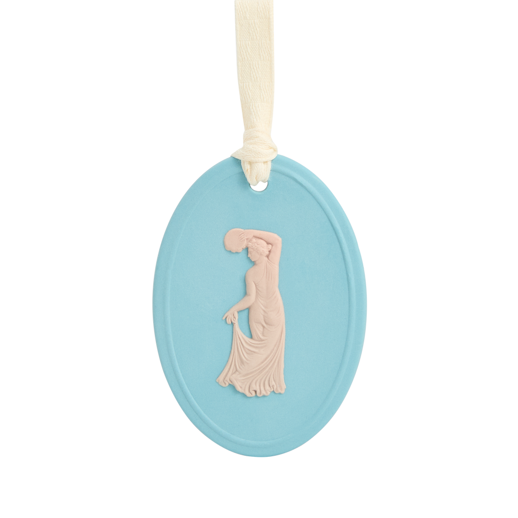 Festive Joy Jasper Ornament Turquoise & Pink