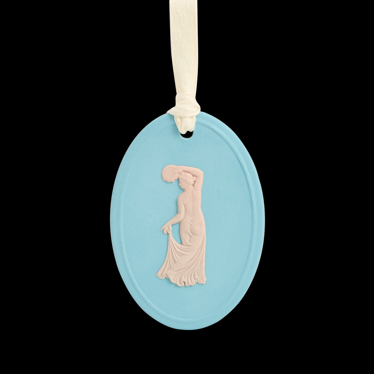 Festive Joy Jasper Ornament Turquoise & Pink