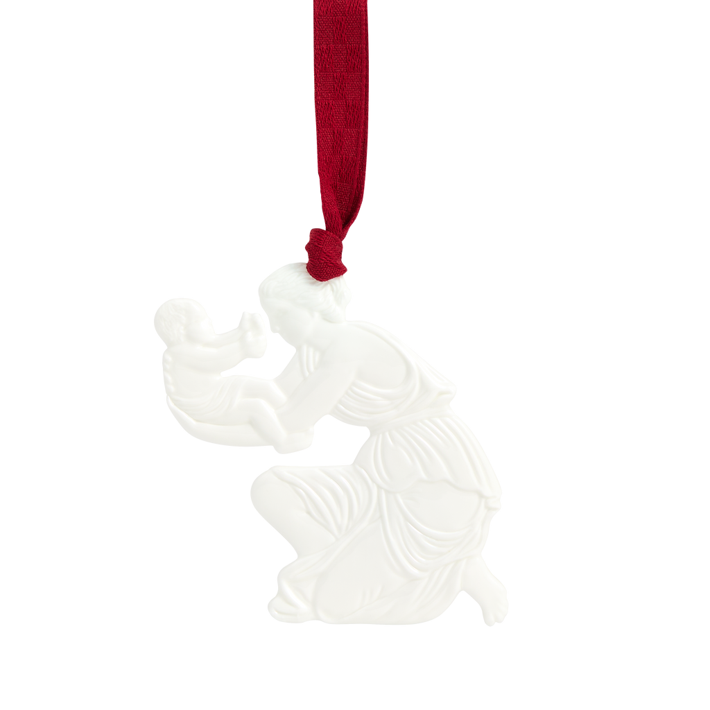 Festive Joy  Ornament White China
