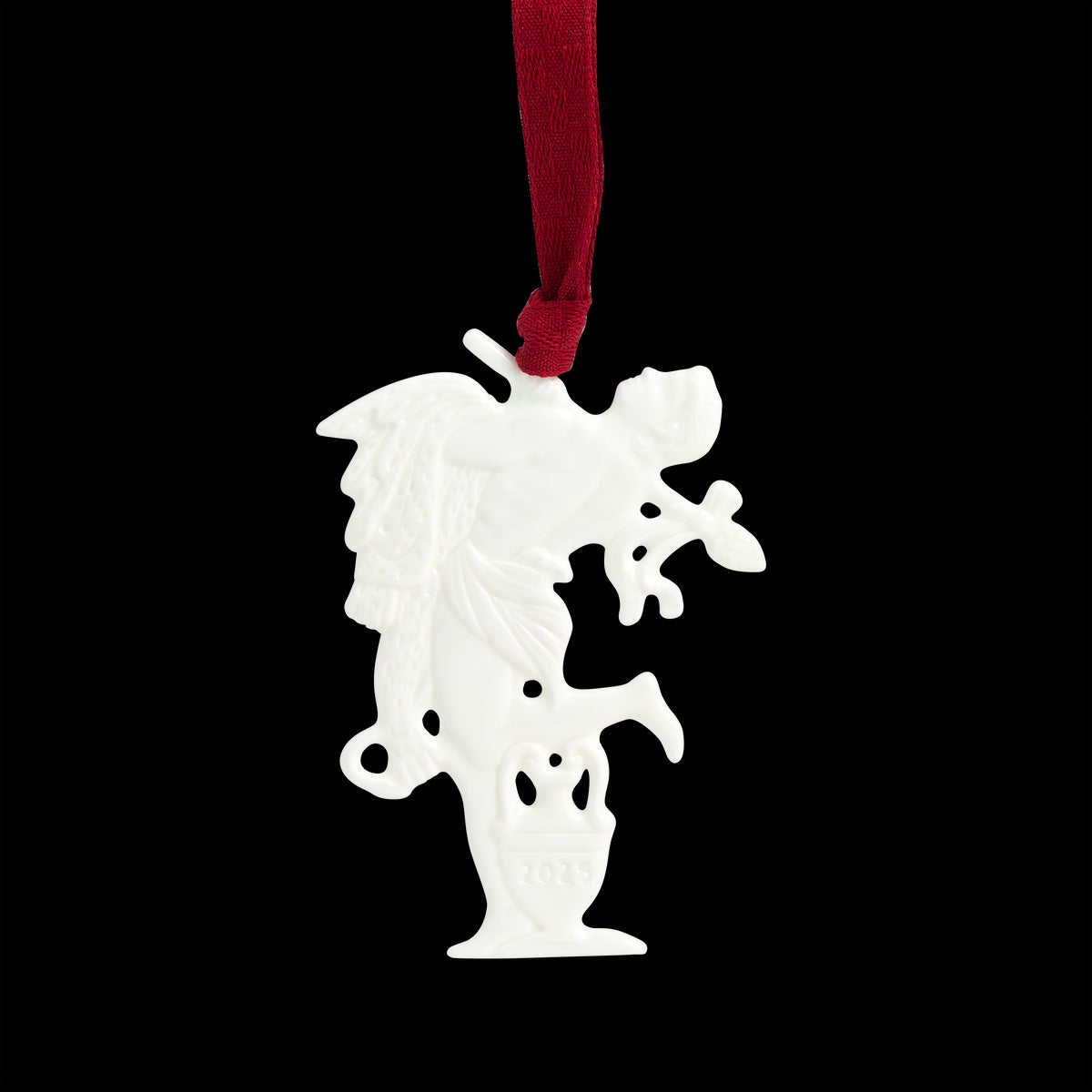 Festive Bacchus Ornament White China
