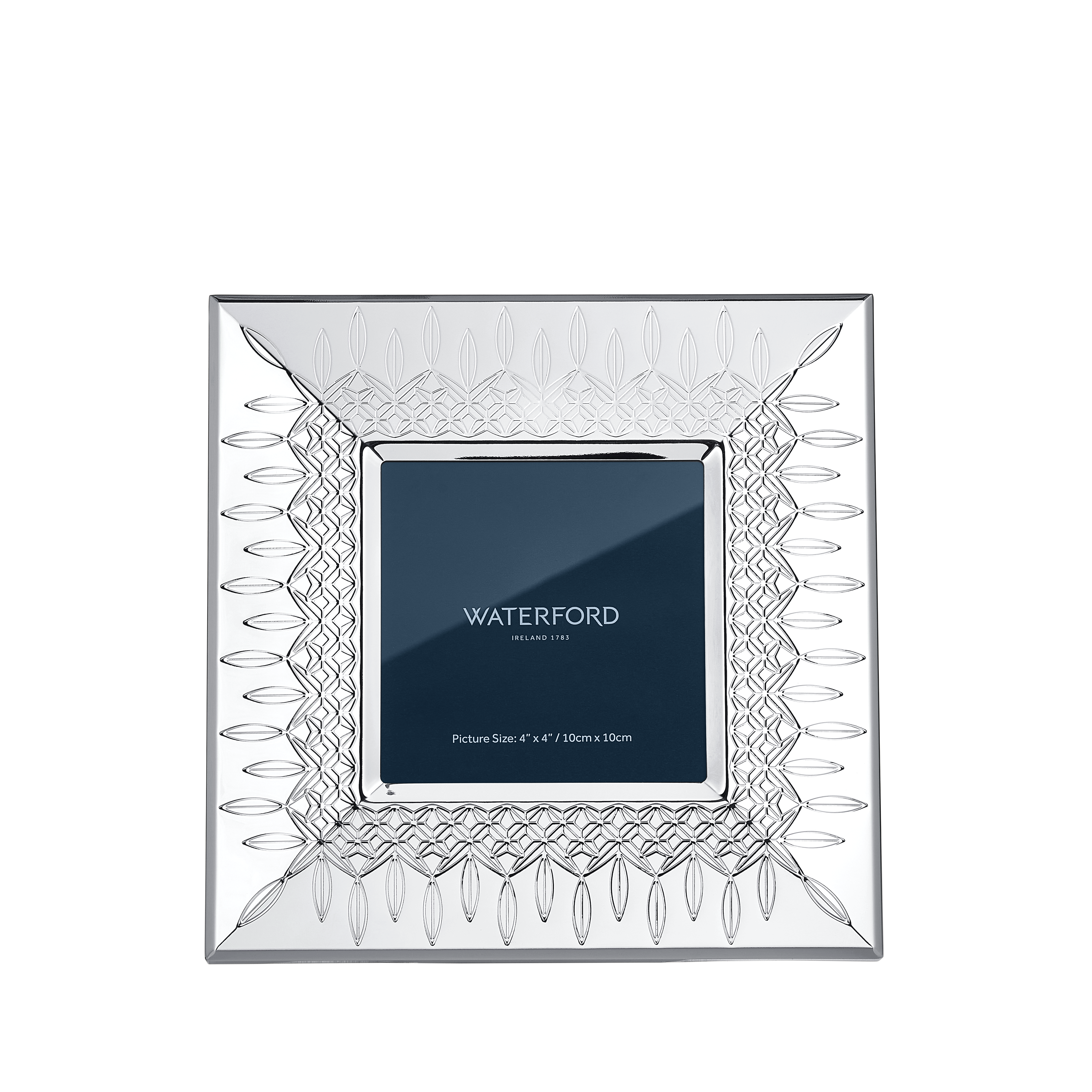 Lismore Photo Frame in Silver 4" x 4"