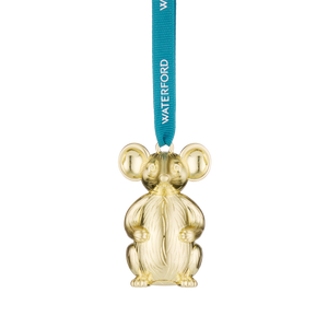 Golden Mouse Ornament