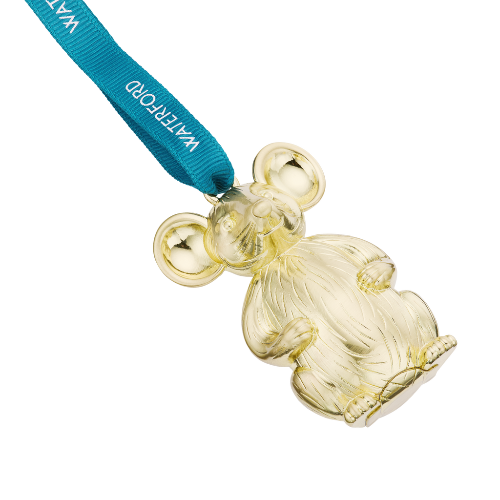 Golden Mouse Ornament