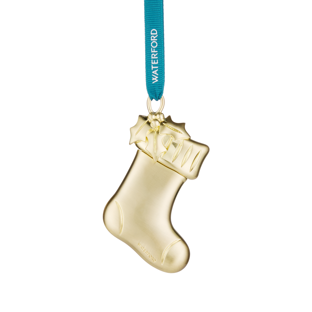 Golden Stocking Ornament
