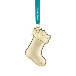 Golden Stocking Ornament