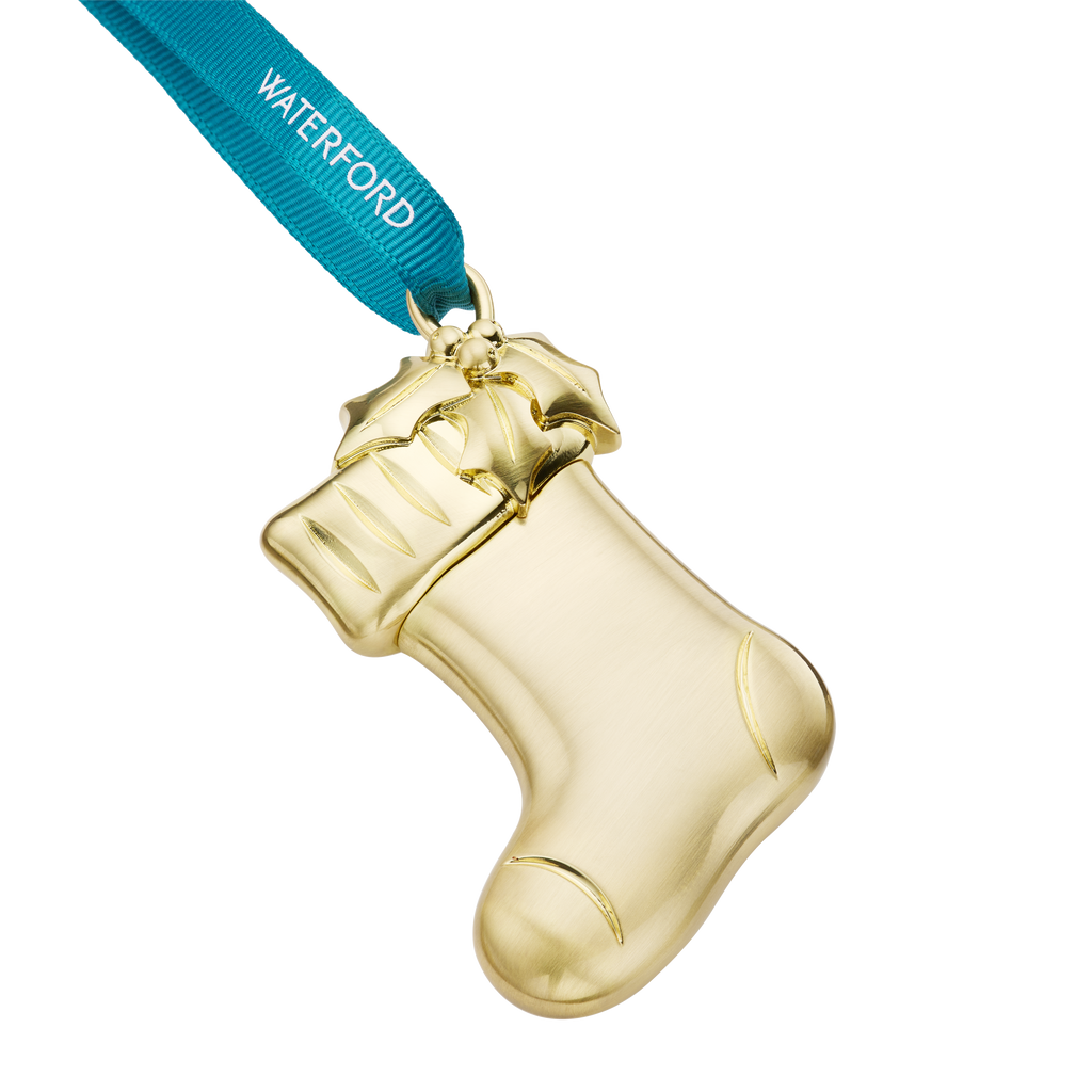 Golden Stocking Ornament