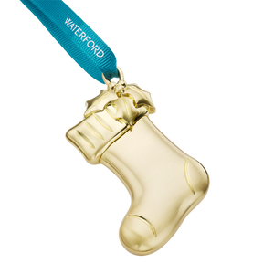 Golden Stocking Ornament
