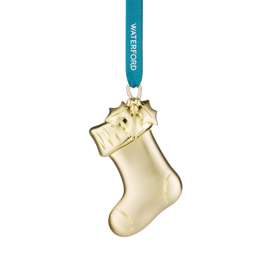 Golden Stocking Ornament