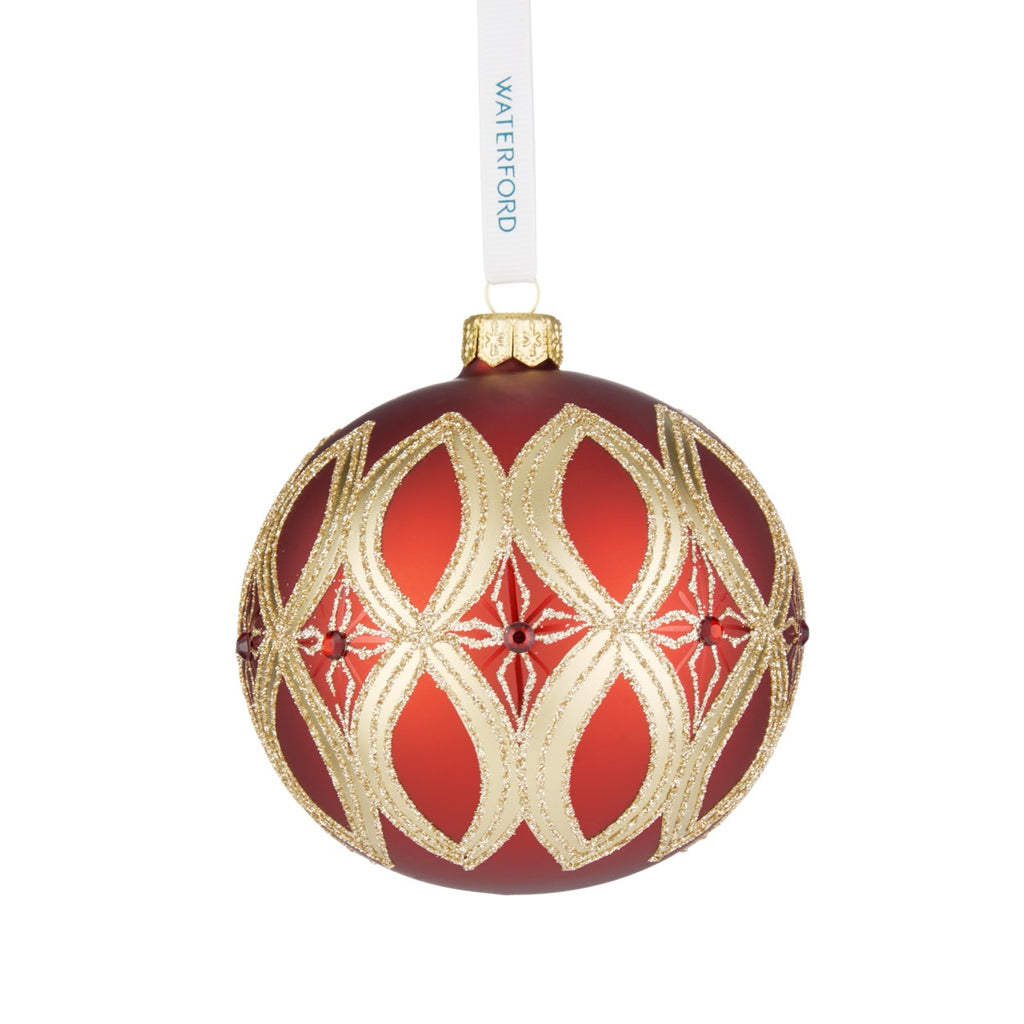 Holiday Heirlooms Infinity Red Bauble