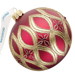 Holiday Heirlooms Infinity Red Bauble