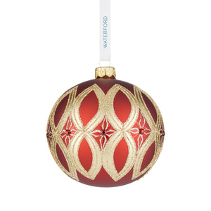 Holiday Heirlooms Infinity Red Bauble