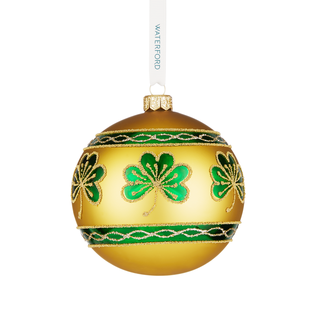 Holiday Heirlooms Emerald Shamrock Bauble