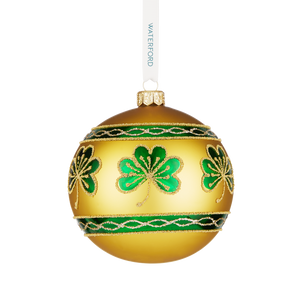 Holiday Heirlooms Emerald Shamrock Bauble