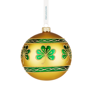 Holiday Heirlooms Emerald Shamrock Bauble