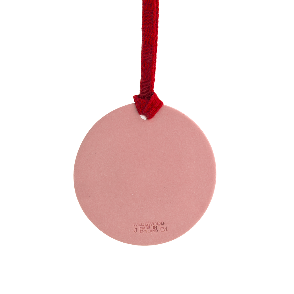 Festive Snowflake Ornament Pink/White