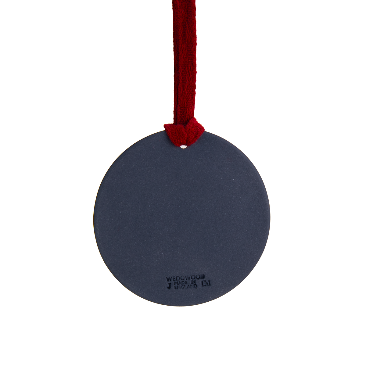 Festive Holly Ornament Mercury Blue/White