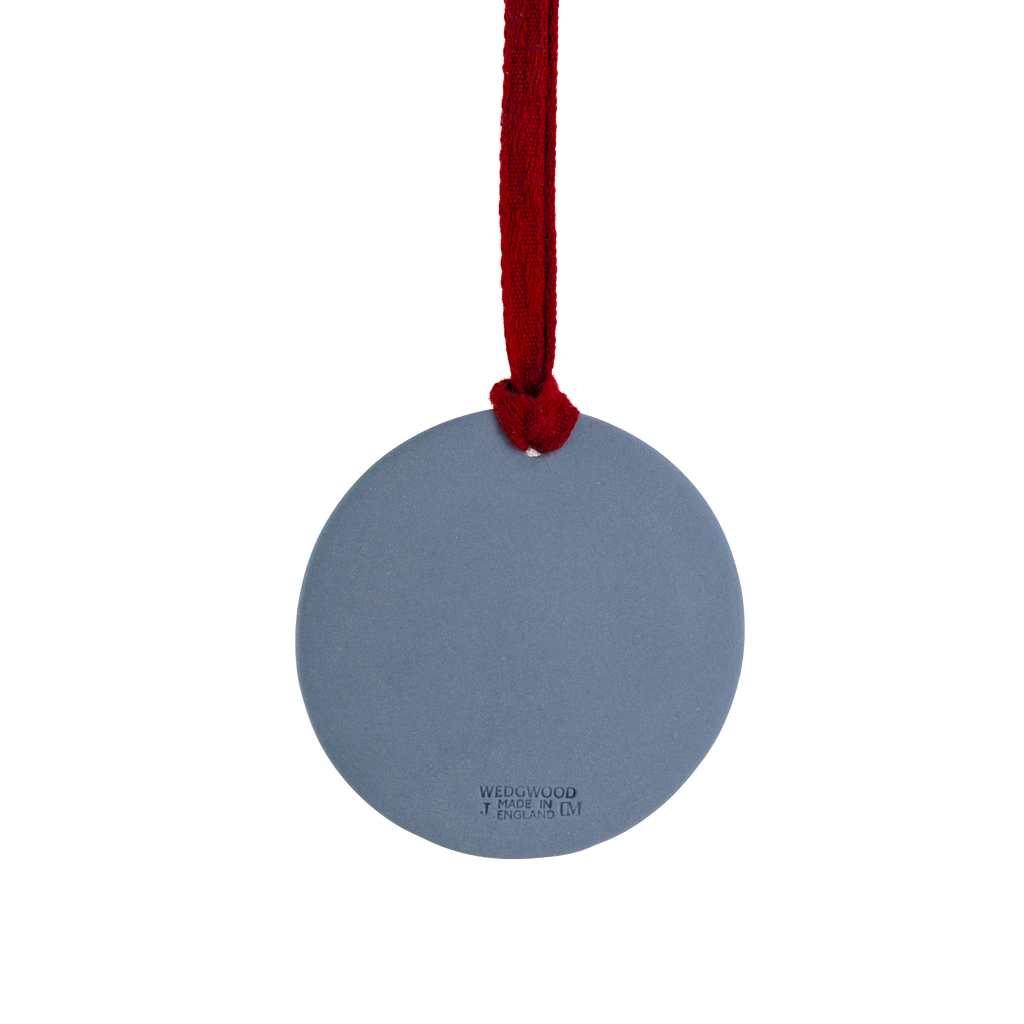 Festive Flower Ornament Blue/White