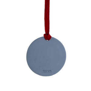 Festive Flower Ornament Blue/White