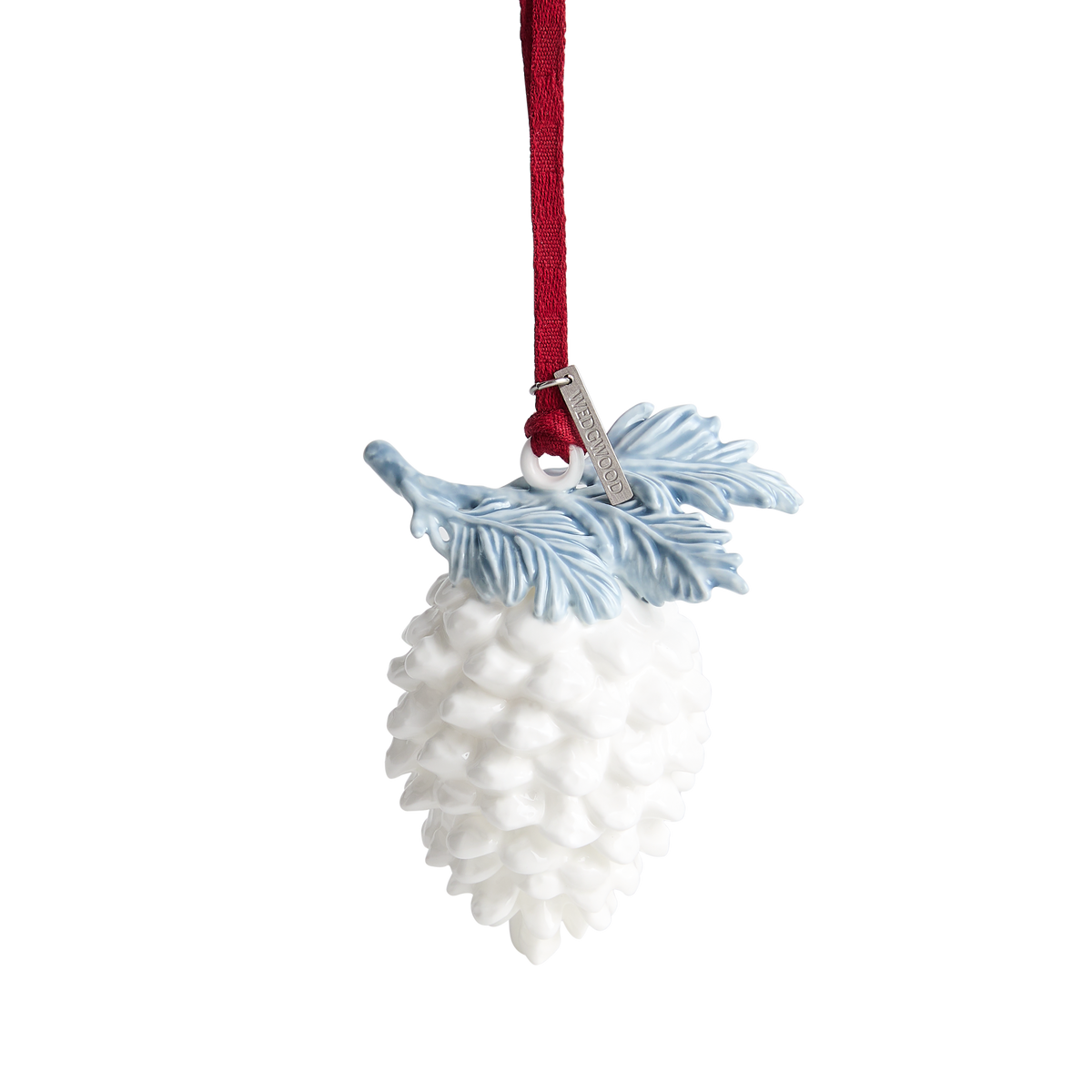 Festive Prosperity Ornament White & Blue