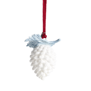 Festive Prosperity Ornament White & Blue