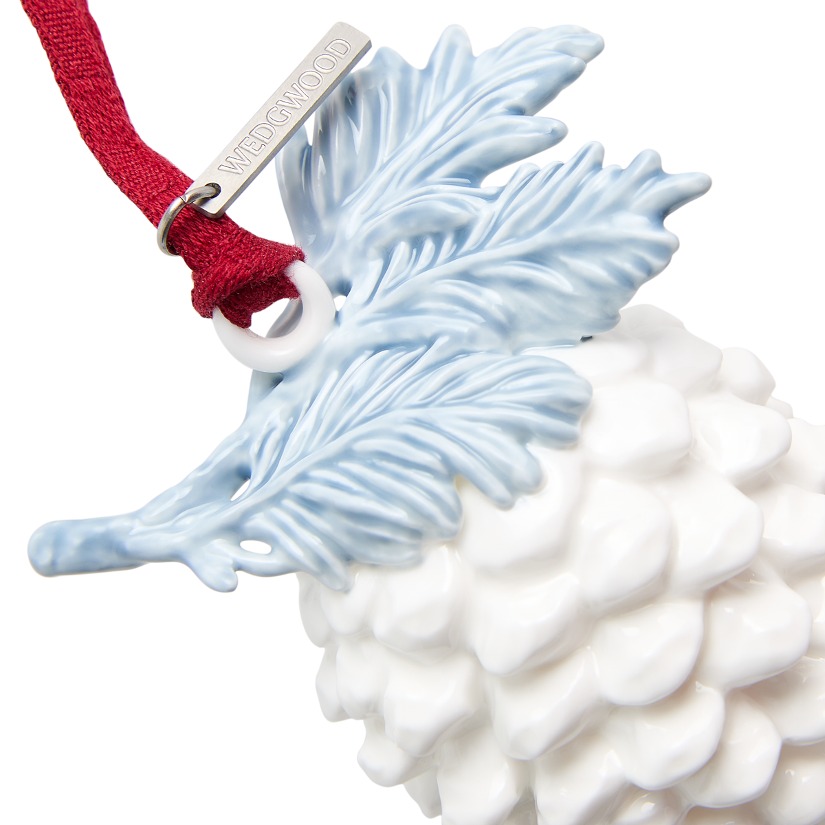 Festive Prosperity Ornament White & Blue