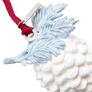 Festive Prosperity Ornament White & Blue