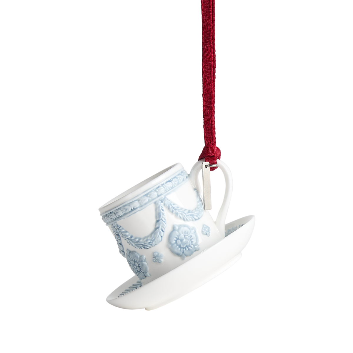 Festive Ritual Ornament White & Blue