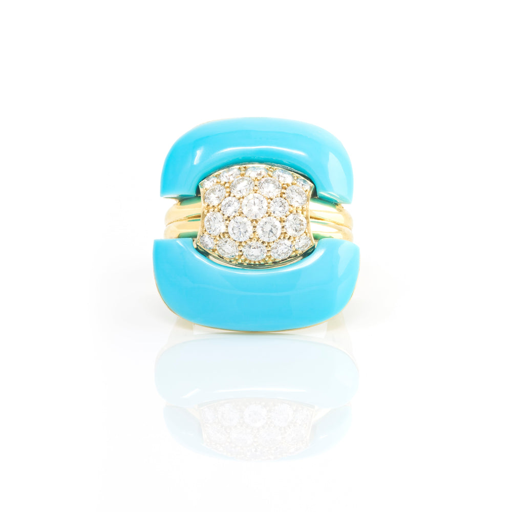 Turquoise Trophy Ring
