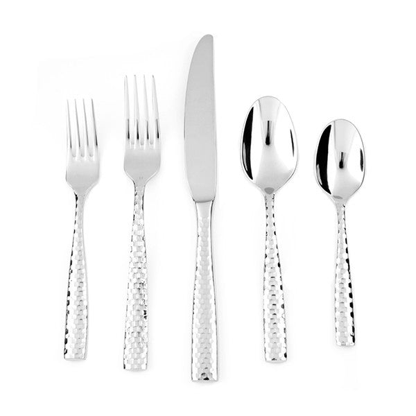 Lucca Faceted Flatware Set