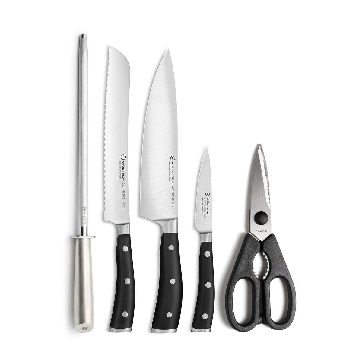 Classic Ikon Knife Block Set, Set of 6