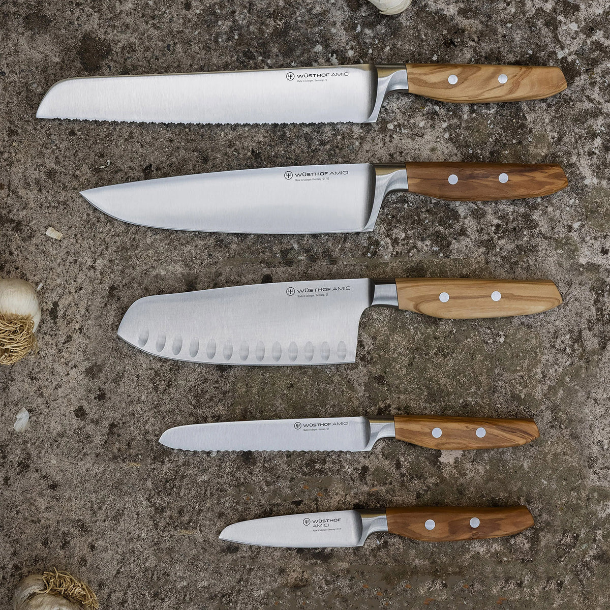 Amici Knife Block Set, Set of 6