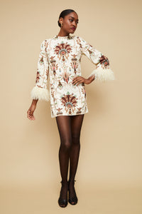 Vida Dress in Bejeweled Ivory