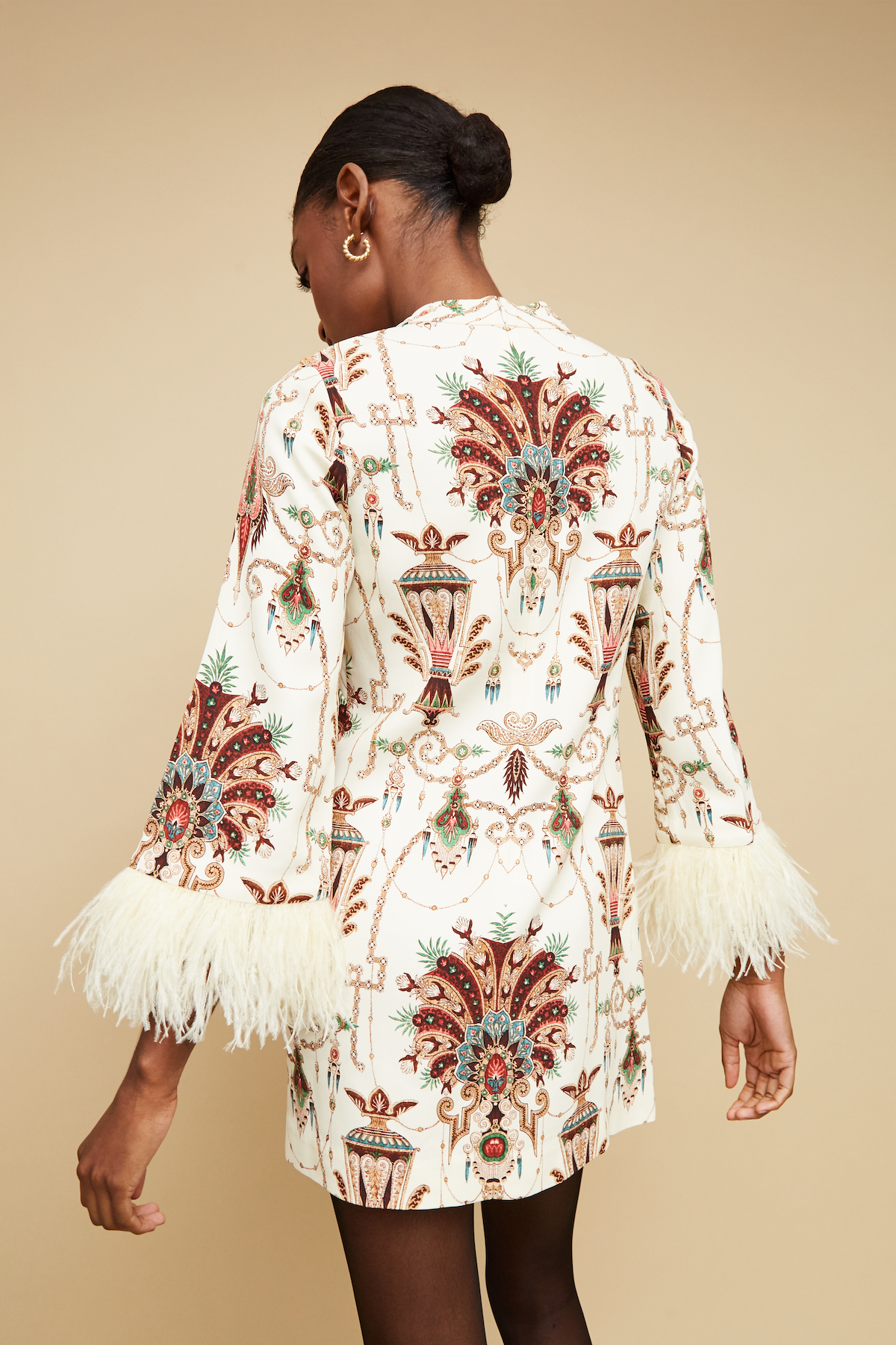 Vida Dress in Bejeweled Ivory