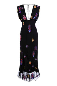 Donna Sacred Heart Beaded Dress