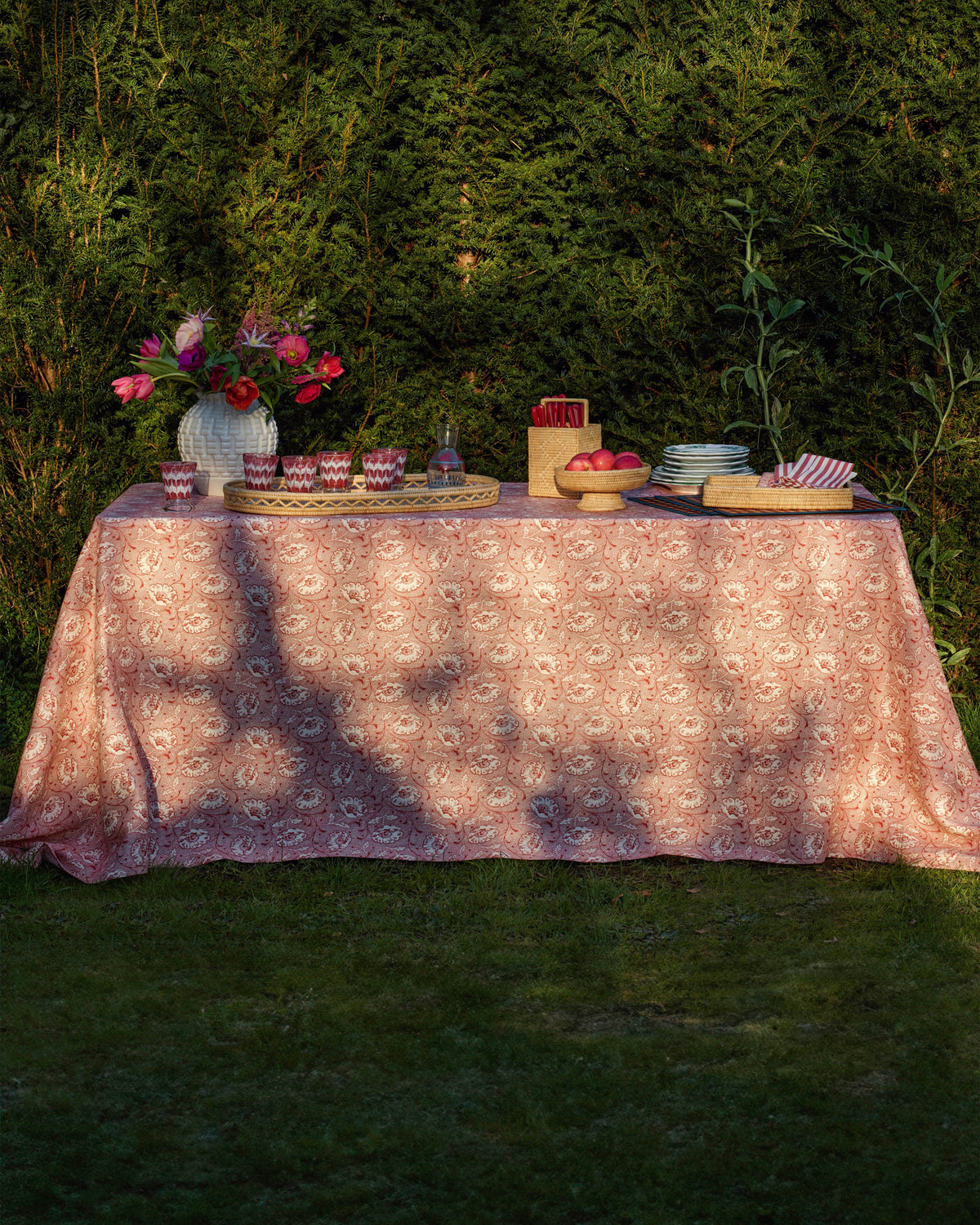 Toscana Red Tablecloth